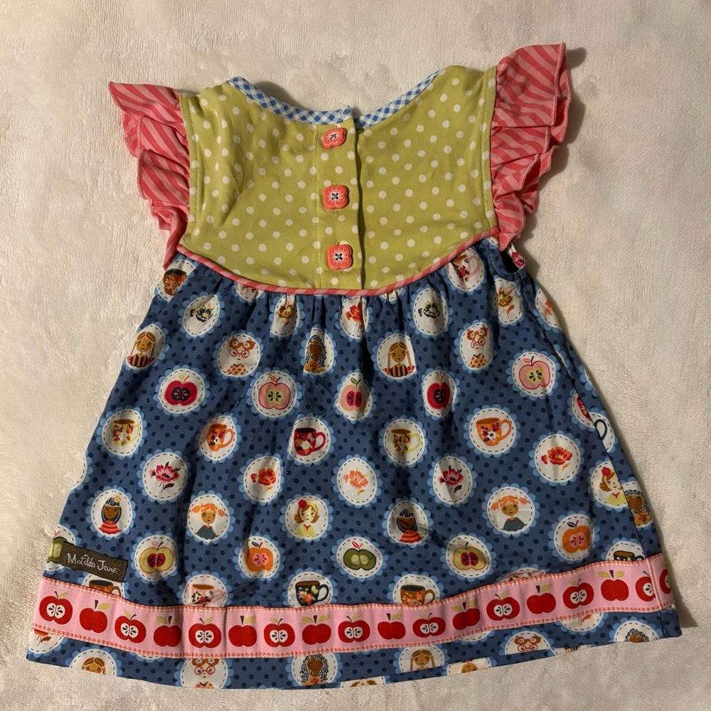 Matilda Jane Matching Set Apples 2T - Picture 3 of 5